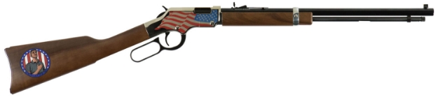 Picture of Henry Golden Boy Stand For The Flag Edition Lever Action 22 Short,Long,Lr 16 Lr/21 Short 20" Octagon Barrel Nickel Plated American Walnut Right Hand 