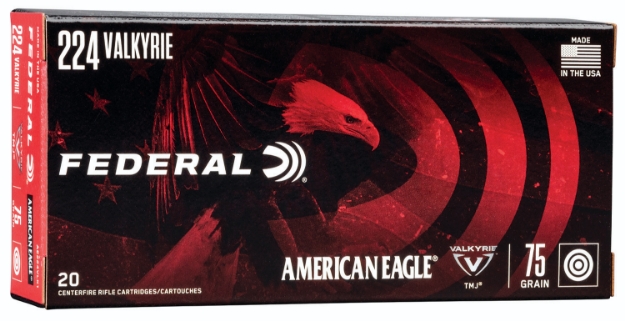 Picture of Federal American Eagle Rifle 224 Valkyrie 75 Gr Full Metal Jacket (Fmj) 20 Per Box/ 10 Cs 