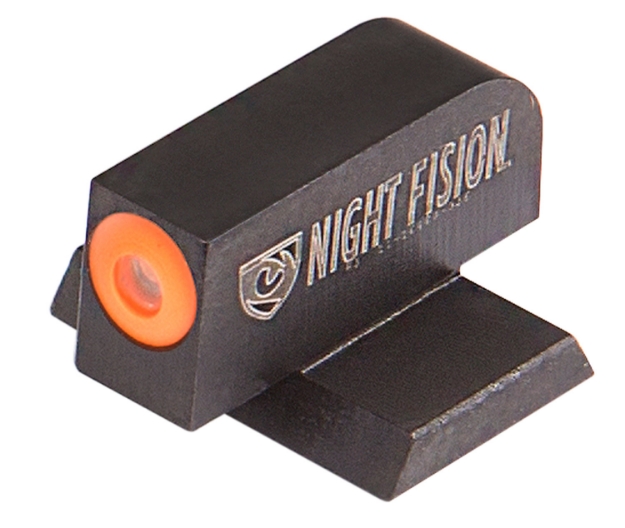 Picture of Night Fision Perfect Dot Tritium Night Sights For Canik Black | Green Tritium Orange Ring Front Sight 