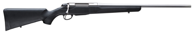 Picture of Tikka T3x Lite 22-250 Rem Caliber With 3+1 Capacity, 22.40" Barrel, Stainless Steel Metal Finish & Black Synthetic Stock Right Hand (Full Size) 