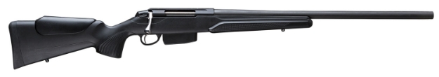 Picture of Tikka T3x Varmint 6.5 Creedmoor Caliber With 3+1 Capacity, 23.70" Barrel, Black Metal Finish & Black Synthetic Stock Right Hand (Full Size) 