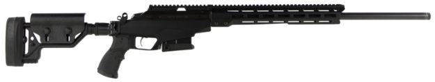 Picture of Tikka T3x Tac A1 308 Win Caliber With 24" Barrel, 10+1 Capacity, Black Metal Finish, Black Fixed With Aluminum Bedding Stock & Polymer Grip Left Hand 