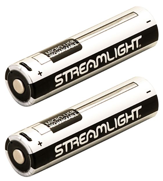 Picture of Streamlight Sl-B26 Rechargeable Li-Ion 2600 Mah Fits Polytac/Protac/Siege Charges W/Battery Charger/Micro Usb Cord 2 Pack 