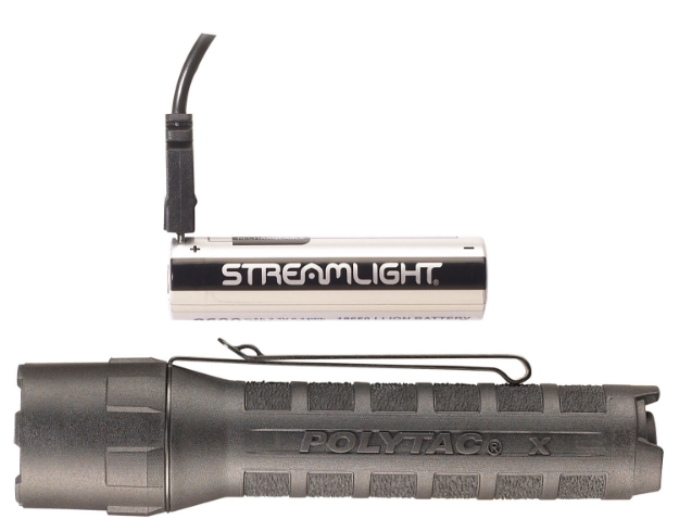 Picture of Streamlight Polytac X Black Polymer White Led 35/260/600 Lumens 205 Meters Range 