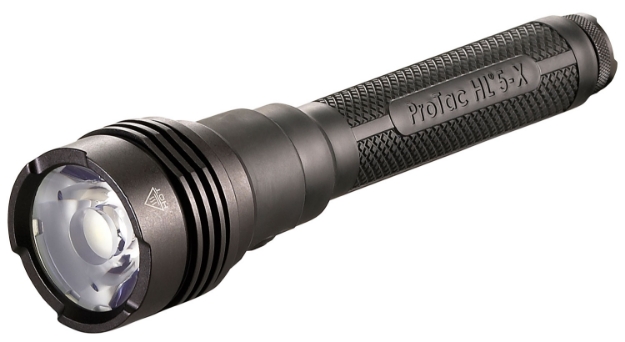 Picture of Streamlight Protac Hl 5-X Black Anodized Aluminum White Led 250/1000/2500 Lumens 452 Meters Range 