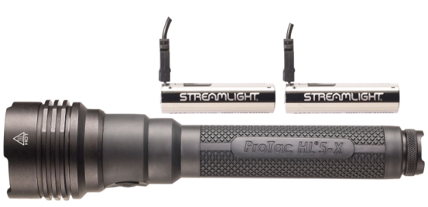 Picture of Streamlight Pro Tac Hl 5-X Usb Black Anodized Aluminum White Led 250/1000/2500/3500 Lumens 452 Meters Range 