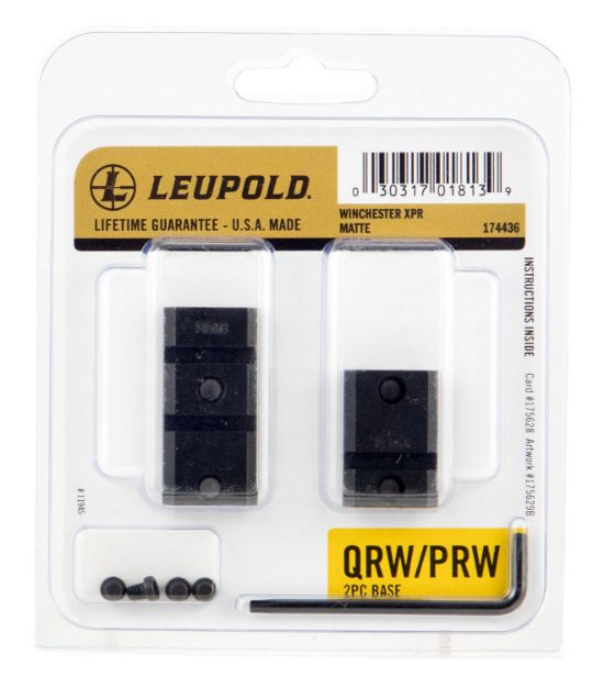 Picture of Leupold Qrw Cross-Slot Base Set Matte Black Winchester Xpr 