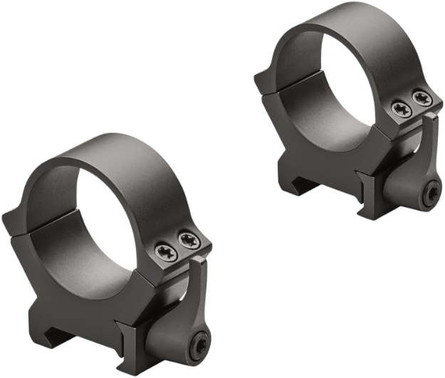 Picture of Leupold Qrw2 Scope Ring Set Picatinny/Weaver Low 30Mm Tube Matte Black Steel 