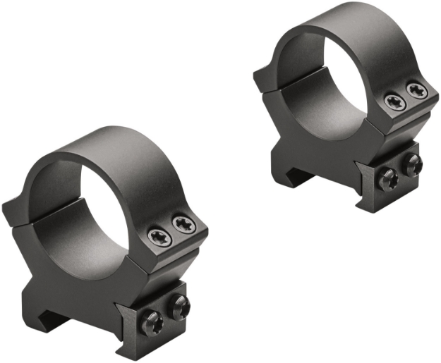 Picture of Leupold Prw2 Scope Ring Set Picatinny/Weaver Medium 1" Tube Matte Black Steel 