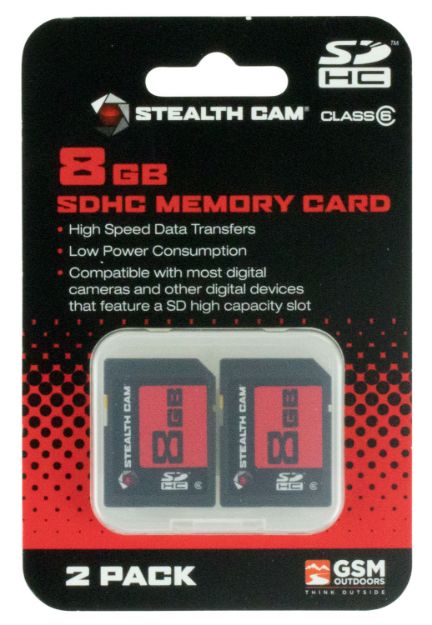 Picture of Stealth Cam Sd Memory Card 8Gb 2 Per Pack 