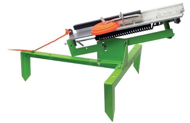 Picture of Sme Clay Target Thrower Green Spring Loaded Cocking Single 