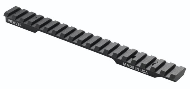 Picture of Weaver Mounts Multi-Slot Extended Black Anodized Aluminum Fits Browning Ab3 Long Action 