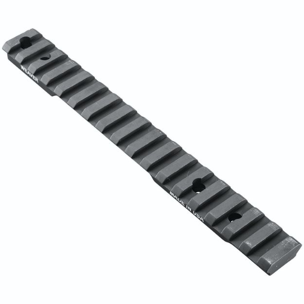 Picture of Weaver Mounts Multi-Slot Extended Black Anodized Aluminum Fits Mossberg Patriot Short Action 