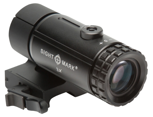 Picture of Sightmark T-3 Magnifier 3X With Flip To Side Mount Magnifier Matte Black 3X23mm 