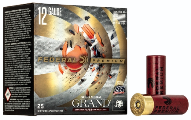 Picture of Federal Premium Gold Medal Paper 12 Gauge 2.75" 1 1/8 Oz 1200 Fps 8 Shot 25 Bx/10 Cs 