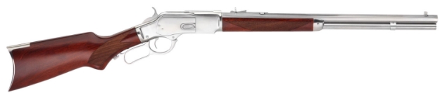 Picture of Taylors & Company 1873 357 Mag Caliber With 10+1 Capacity, 20" Barrel, Silver Metal Finish & Walnut Fixed Pistol Grip Stock Right Hand (Full Size) 