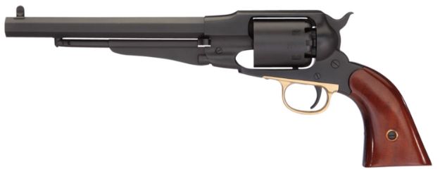 Picture of Taylors And Company 1858 Remington Break Open 44 Cal Striker Fire 8" 6Rd Black Nitride Walnut Grip 