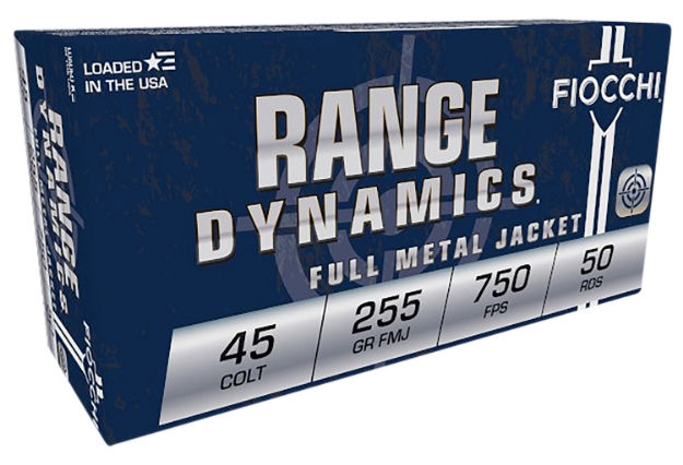 Picture of Fiocchi Range Dynamics Pistol 45 Colt (Lc) 225 Gr Complete Metal Jacket 50 Per Box/ 10 Cs 