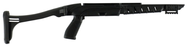 Picture of Promag Tactical Folding Stock Black Synthetic With Pistol Grip For Remington 597 