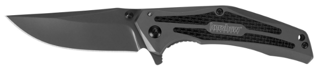 Picture of Kershaw Duojet 3.25" Folding Clip Point Plain Gray Ticn 8Cr13mov Ss Blade Gray Ticn Stainless Steel Handle Includes Pocket Clip 