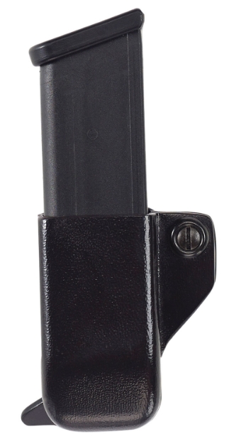 Picture of Galco Single Mag Carrier Black Kydex Belt Clip Compatible W/ Glock 22 Belts 1.75" Wide Ambidextrous Hand 