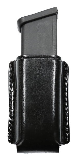 Picture of Galco Qmc Mag Carrier Black Leather Belt Slide Belts 1.75" Wide Compatible W/ Fn Five-Seven Ambidextrous Hand 