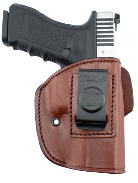 Picture of Tagua 4 In 1 Iwb/Owb Brown Leather Belt Clip Fits Glock 19/23/32 Right Hand 