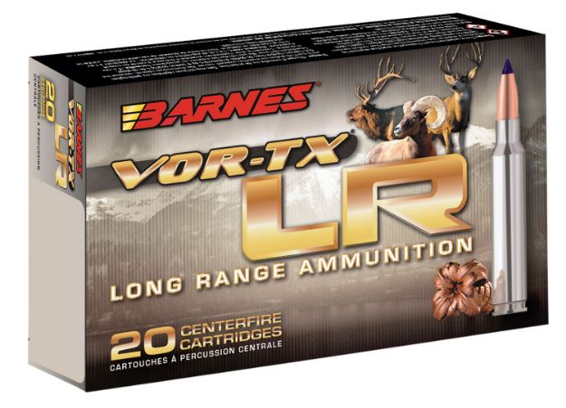 Picture of Barnes Bullets Vor-Tx Long Range 270 Win 129 Gr 3140 Fps Lrx Boat-Tail 20 Bx/10 Cs 