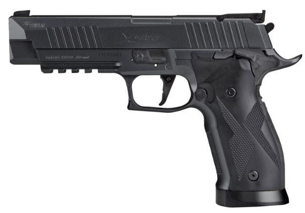 Picture of Sig Sauer Airguns P226 X-Five Air Pistol Co2 177 Pellet 20+1 4.50" Black Polymer Grips 