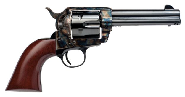 Picture of Cimarron Frontier Pre-War 1896-1940 38 Special/357 Mag 6Rd 4.75" Blued Barrel & Cylinder, Wide Front Sight, Color Case Hardened Steel Frame, Walnut Grip 