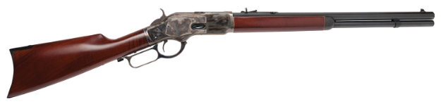 Picture of Cimarron 1873 Short 45 Colt (Lc) 10+1 20" Blued 20" Octagon Barrel Color Case Hardened Steel Wood Right Hand 