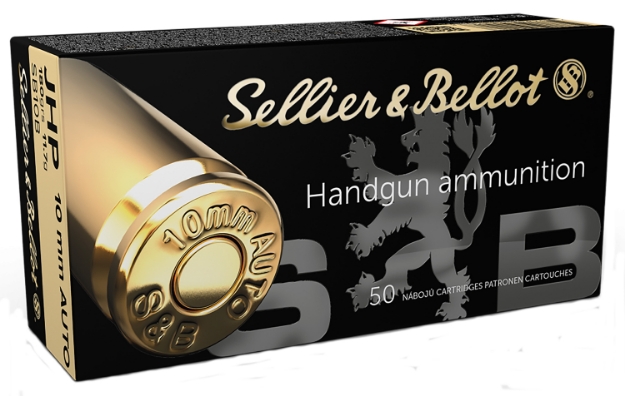 Picture of Sellier & Bellot Handgun Target 10Mm Auto 180 Gr Jacketed Hollow Point (Jhp) 50 Per Box/ 20 Cs 