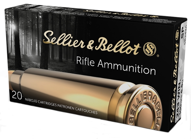 Picture of Sellier & Bellot Rifle 243 Win 100 Gr 2854 Fps Soft Point (Sp) 20 Bx/25 Cs 