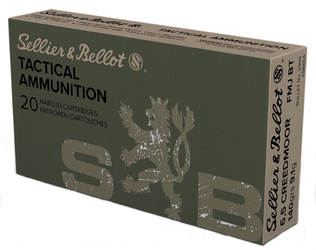 Picture of Sellier & Bellot Rifle 6.5 Creedmoor 140 Gr 2658 Fps Full Metal Jacket Boat-Tail (Fmjbt) 20 Bx/25 Cs 