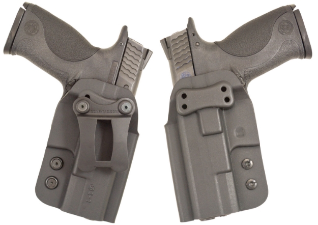 Picture of Comp-Tac Qi Iwb Size 01 Black Kydex Belt Clip Compatible W/S&W M&P/Glock 41 Belt 1.50" Wide Right Hand 