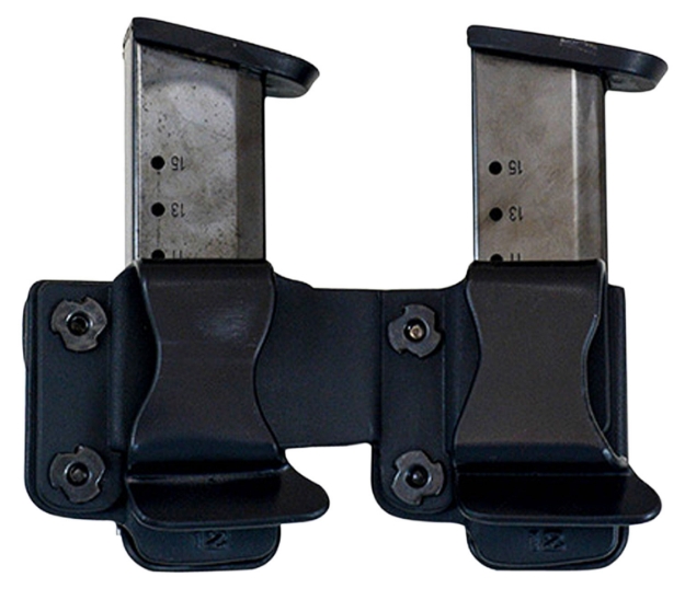 Picture of Comp-Tac Twin Mag Pouch Double Black Kydex Belt Clip Compatible W/Double Stack/Most Glock Belts 1.50" Wide Right Hand 