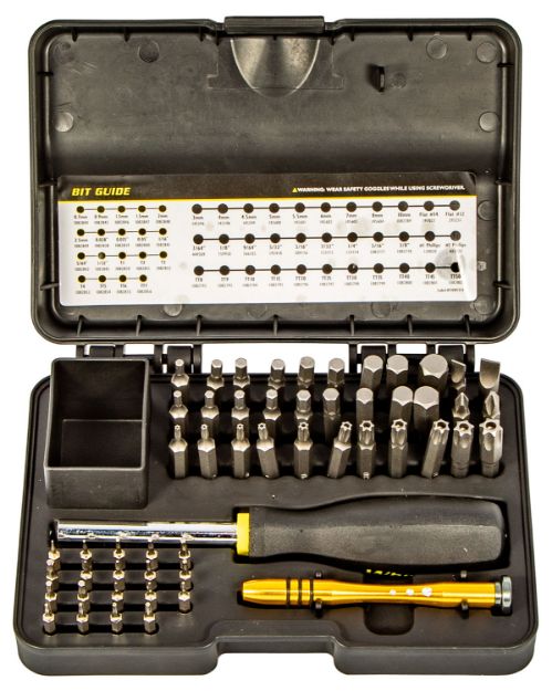 Picture of Wheeler Sae/Metric Hex & Torx Screwdriver Set Black Multiple Universal 55 Pieces 