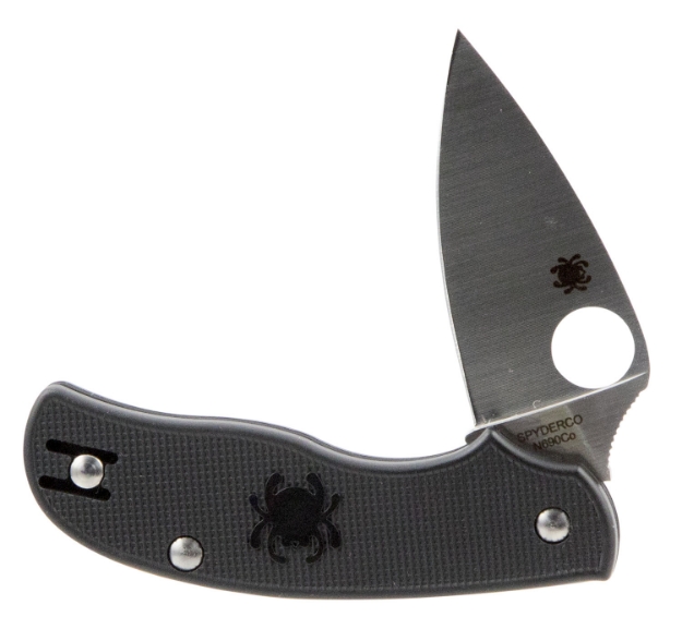 Picture of Spyderco Urban Lightweight 2.61" Folding Drop Point Plain N690co Ss Blade Black Frn Handle Includes Pocket Clip 