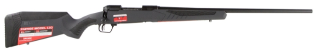 Picture of Savage Arms 110 Hunter 6.5 Creedmoor 4+1 24", Matte Black Metal, Gray Fixed Accustock With Accufit 