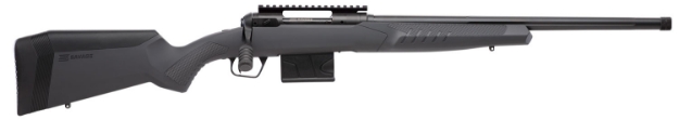 Picture of Savage Arms 110 Tactical 6.5 Creedmoor 10+1 24", Matte Black Metal, Gray Fixed Accustock With Accufit 