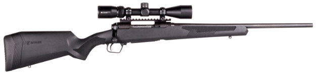 Picture of Savage Arms 110 Apex Hunter Xp 7Mm Rem Mag 3+1 24", Matte Black Metal, Synthetic Stock, Vortex Crossfire Ii 3-9X40mm Scope 