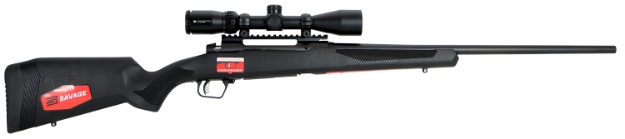 Picture of Savage Arms 110 Apex Hunter Xp 223 Rem 4+1 20", Matte Black Metal, Synthetic Stock, Vortex Crossfire Ii 3-9X40mm Scope, Left Hand 