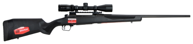 Picture of Savage Arms 110 Apex Hunter Xp 22-250 Rem 4+1 20", Matte Black Metal, Synthetic Stock, Vortex Crossfire Ii 3-9X40mm Scope, Left Hand 