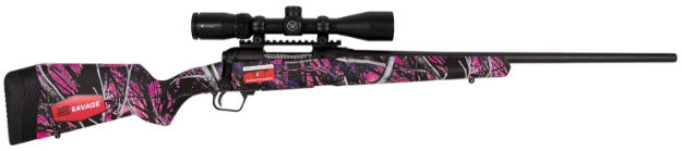 Picture of Savage Arms 110 Apex Hunter Xp 6.5 Creedmoor 4+1 24", Matte Black Metal, Muddy Girl Synthetic Stock, Vortex Crossfire Ii 3-9X40mm Scope 