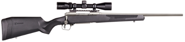 Picture of Savage Arms 110 Apex Storm Xp 308 Win 4+1 20", Matte Stainless Metal, Synthetic Stock, Vortex Crossfire Ii 3-9X40mm Scope 