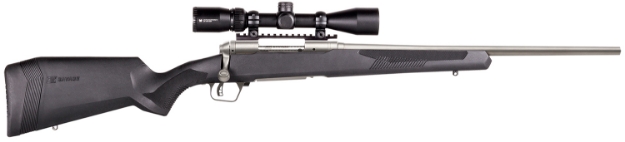 Picture of Savage Arms 110 Apex Storm Xp 338 Win Mag 3+1 24", Matte Stainless Metal, Synthetic Stock, Vortex Crossfire Ii 3-9X40mm Scope 