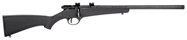 Picture of Savage Arms Rascal Fv-Sr 22 Lr Caliber With 1Rd Capacity, 16.12" Threaded Barrel, Matte Blued Metal Finish & Matte Black Synthetic Stock Right Hand (Youth) 