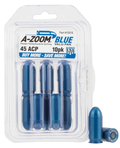 Picture of A-Zoom Value Pack Pistol 45 Acp Aluminum 10 Pk 