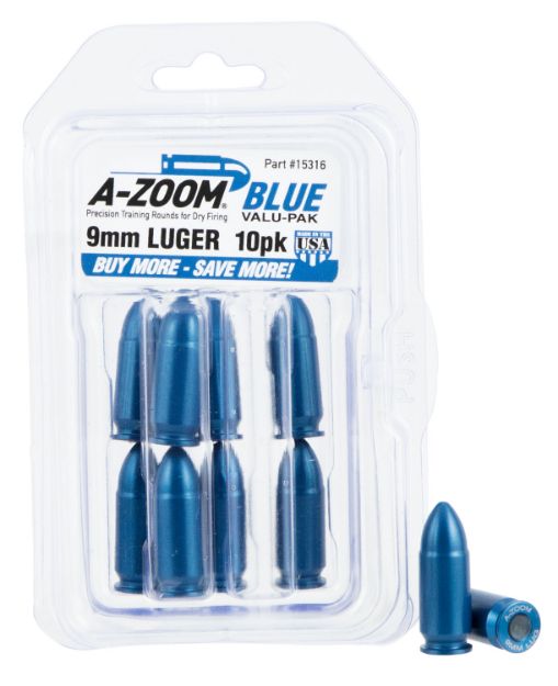 Picture of A-Zoom Value Pack Pistol 9Mm Luger Aluminum 10 Pk 