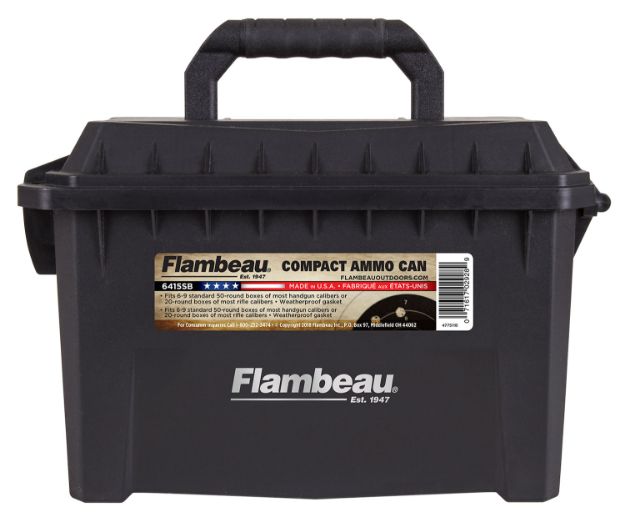 Picture of Flambeau Compact Ammo Can 223 Rem,5.56X45mm Nato 20-Rd Boxes Black 